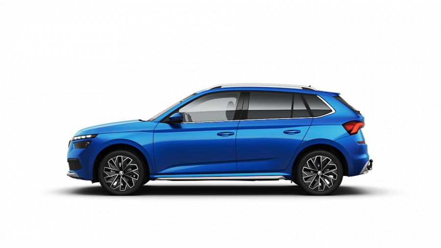 Škoda Kamiq, 1,0 TSI 81 KW 7-stup. automat., barva modrá
