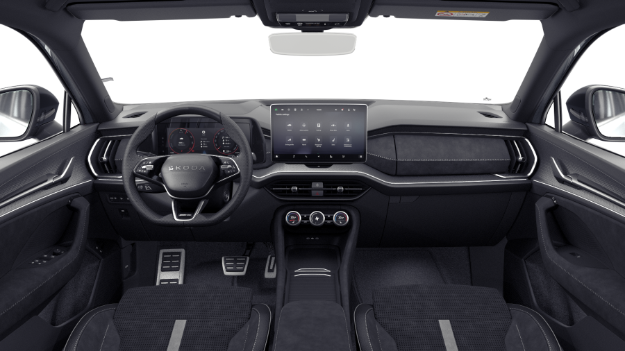 Škoda Kodiaq, 1,5 TSI iV 150 kW 6-stup. automat., barva stříbrná