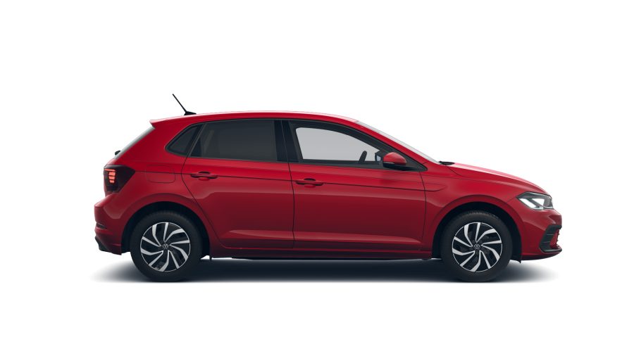 Volkswagen Polo, Polo People 1,0 TSI 70 kW 7DSG, barva červená