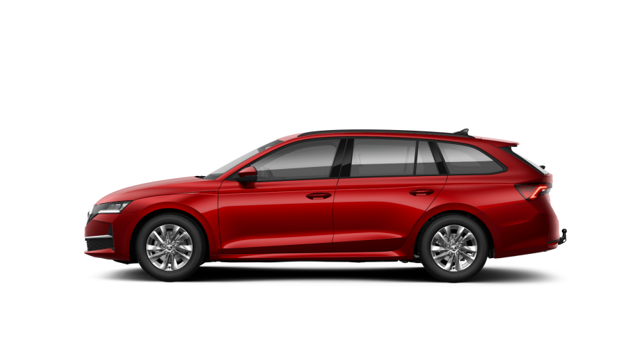 Škoda Octavia, 1,5 TSI m-HEV 110 kW 7° automatická DSG, barva červená