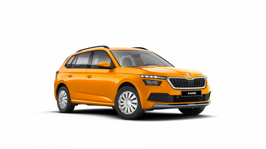 Škoda Kamiq, 1,0 TSI 81 KW 6-stup. mech., barva oranžová