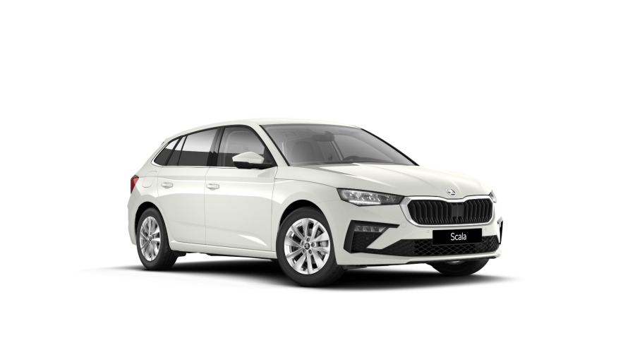 Škoda Scala, 1,0 TSI 85 kW 7-stup. automat., barva bílá