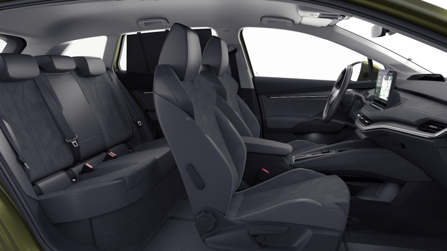 Škoda Enyaq iV, 82 kWh 1° automatická, barva zelená