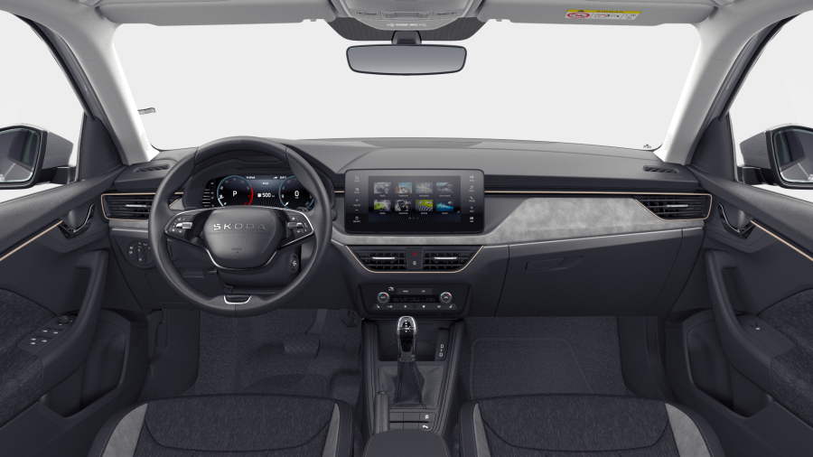 Škoda Scala, 1,0 TSI 85 kW 7° automatická DSG, barva stříbrná