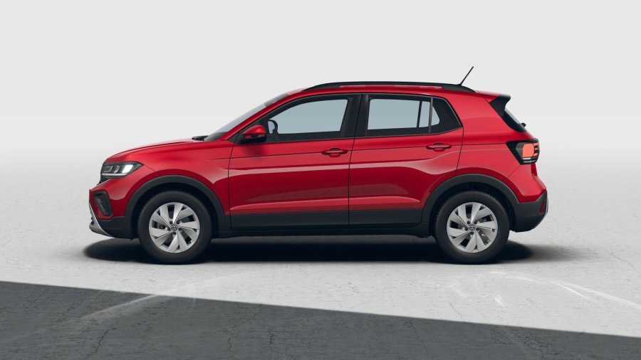 Volkswagen T-Cross, T-Cross People 1.0 TSI 85 kW 7DSG, barva červená