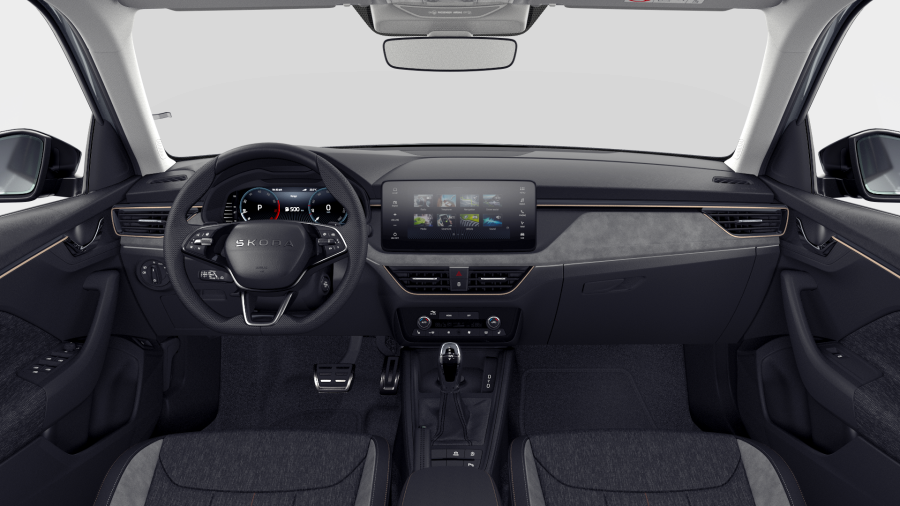 Škoda Kamiq, 1,5 TSI 110 kW 7° automatická DSG, barva stříbrná