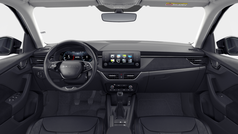 Škoda Scala, 1,0 TSI 85 kW 6-stup. mech., barva černá