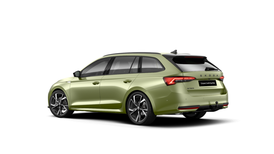 Škoda Octavia, 1,5 TSI m-HEV 110 kW 7° automatická DSG, barva zelená
