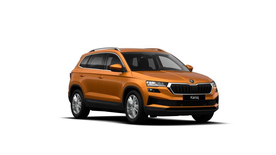 Škoda Karoq, 1,5 TSI 110 kW 7-stup. automat., barva oranžová