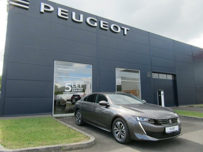 Peugeot 508, ALLURE PACK 1.6 PureTech 180k, barva šedá