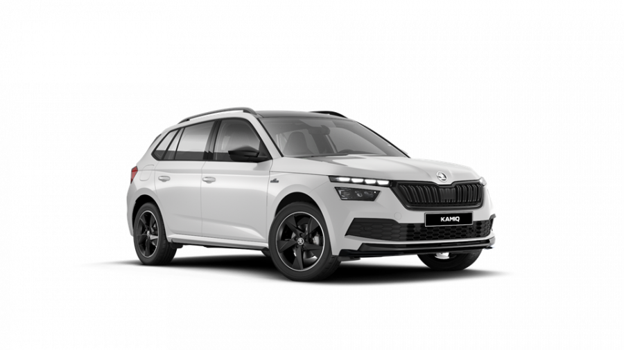 Škoda Kamiq, 1,5 TSI 110 kW 6-stup. mech., barva bílá