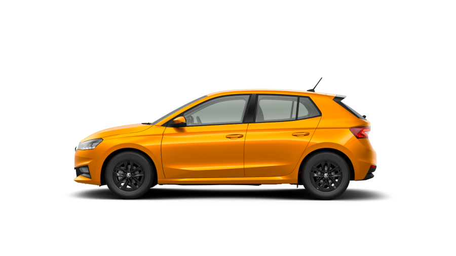 Škoda Fabia, 1,0 MPI 59 kW 5° manuální, barva oranžová