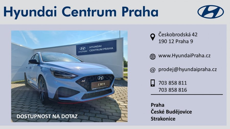 Hyundai i30, 2,0 T-GDI 206 kW (95 NAT) 8 st. DCT, 
