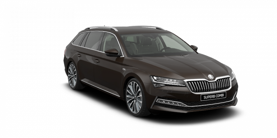 Škoda Superb, 2,0 TDI 147 kW 7-stup. automat. 4x4, barva hnědá