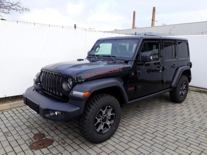 Jeep Wrangler, 2,0T 270 PS Rubicon Unlimited, barva černá