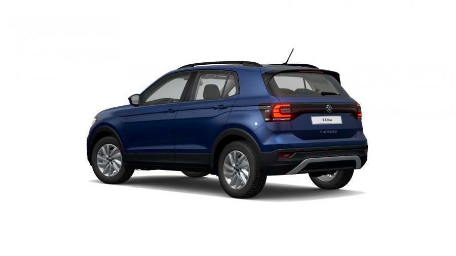 Volkswagen T-Cross, T-Cross Life 1,0 TSI 70 kW 5G, barva modrá