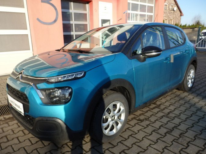 Citroën C3, Citroën C3 FEEL 1.2 PT 83k, barva modrá