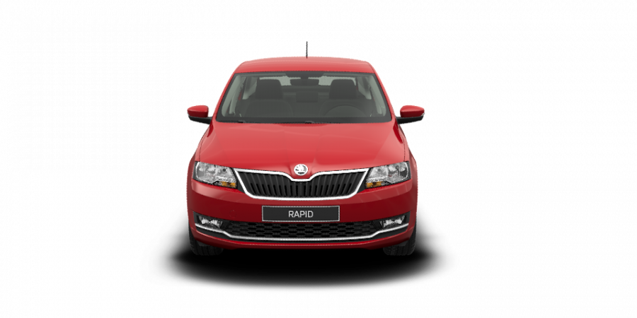 Škoda Rapid, 1,0 TSI 81 kW 6-stup. mech., barva červená