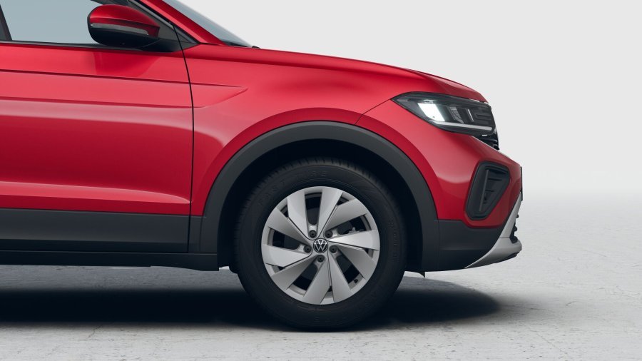 Volkswagen T-Cross, T-Cross People 1.0 TSI 85 kW 6G, barva červená