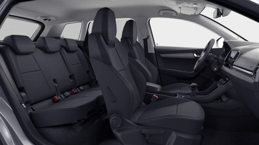 Škoda Karoq, 1,5 TSI 110 kW 7° automatická DSG, barva stříbrná