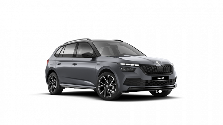 Škoda Kamiq, 1,5 TSI 110 kW 6-stup. mech., barva šedá