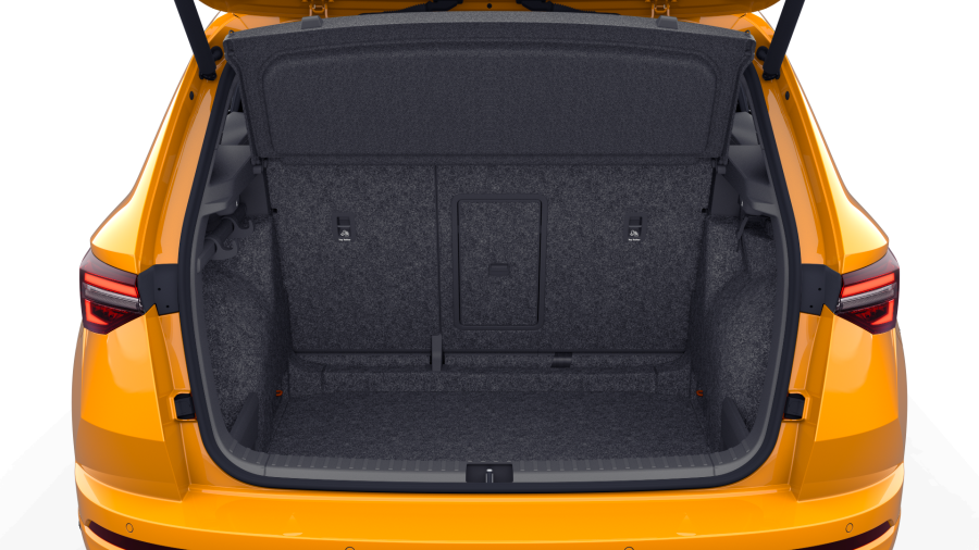 Škoda Karoq, 2,0 TSI 140 kW 7-stup. automat. 4x4, barva oranžová