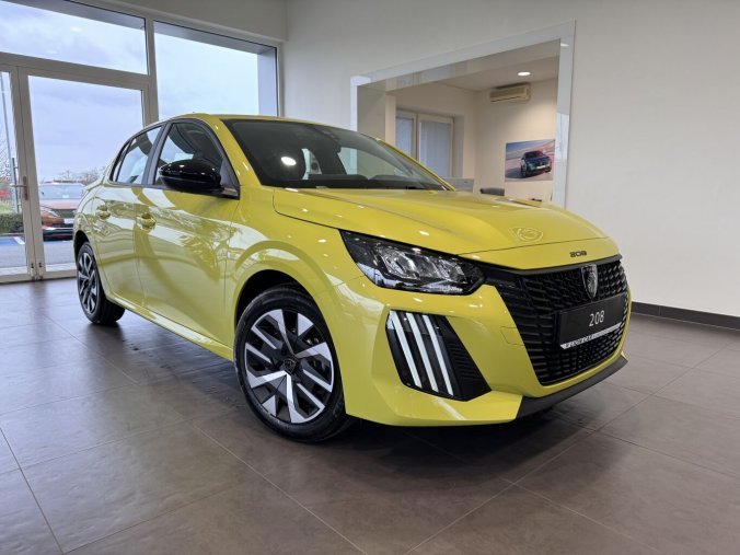 Peugeot 208, Peugeot 208 STYLE, 100 koní, výhřev sedadel, barva žlutá