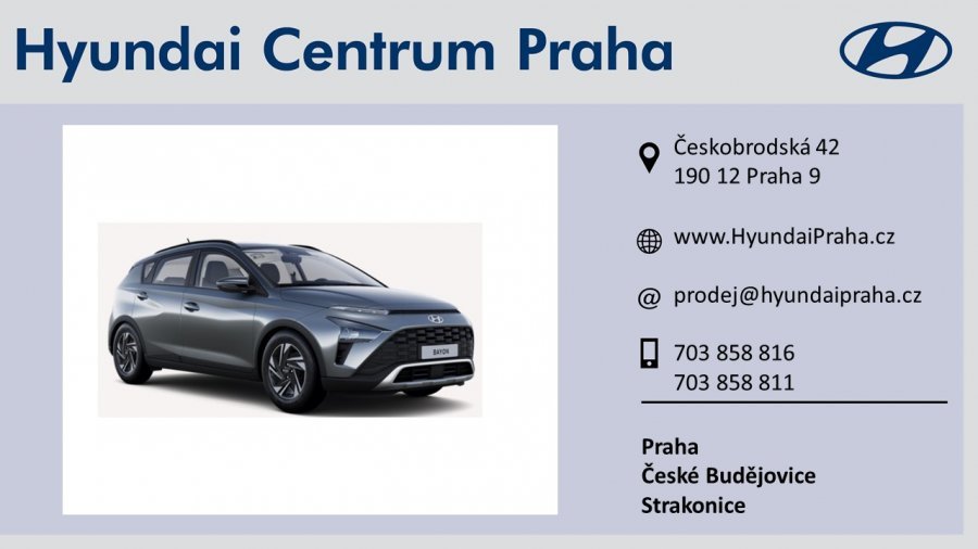 Hyundai Bayon, 1,2i DOHC 62 kW (95 NAT) 5 st. man, barva šedá