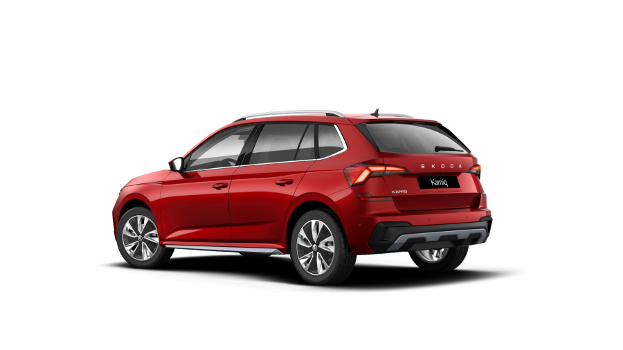 Škoda Kamiq, 1,5 TSI 110 kW 6-stup. mech., barva červená