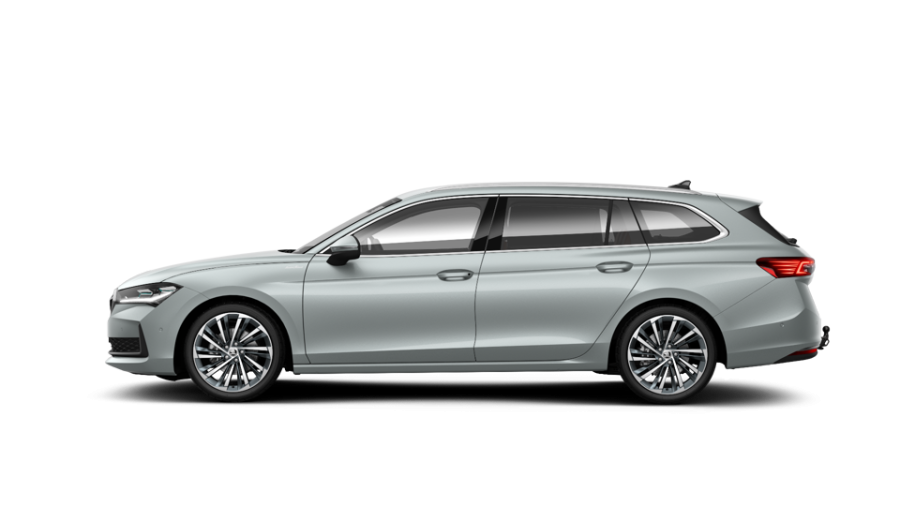 Škoda Superb, 2,0 TDI 110 kW 7-stup. automat., barva stříbrná