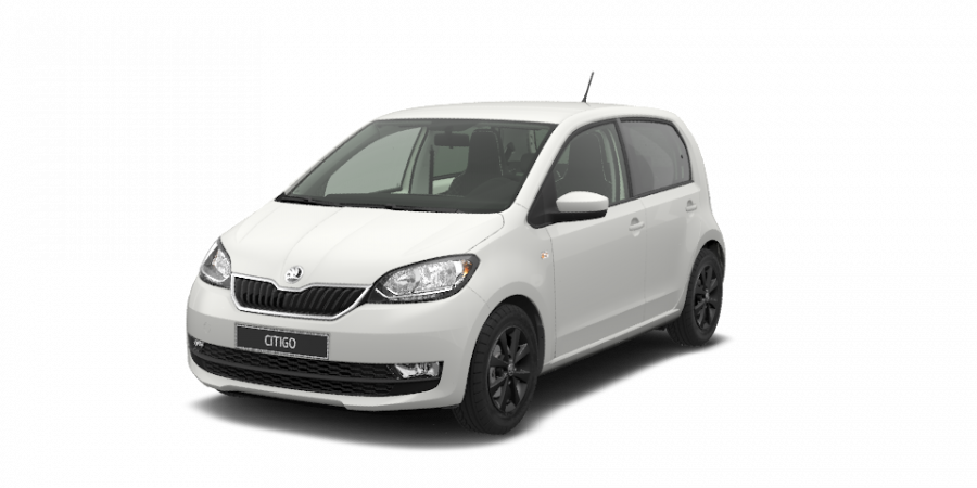 Škoda Citigo, 1,0 MPI 55 kW 5-stup. ASG, barva bílá