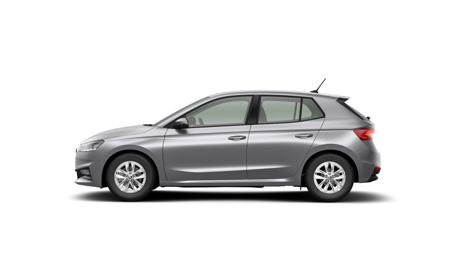 Škoda Fabia, 1,0 TSI 85 kW 7° automatická DSG, barva stříbrná