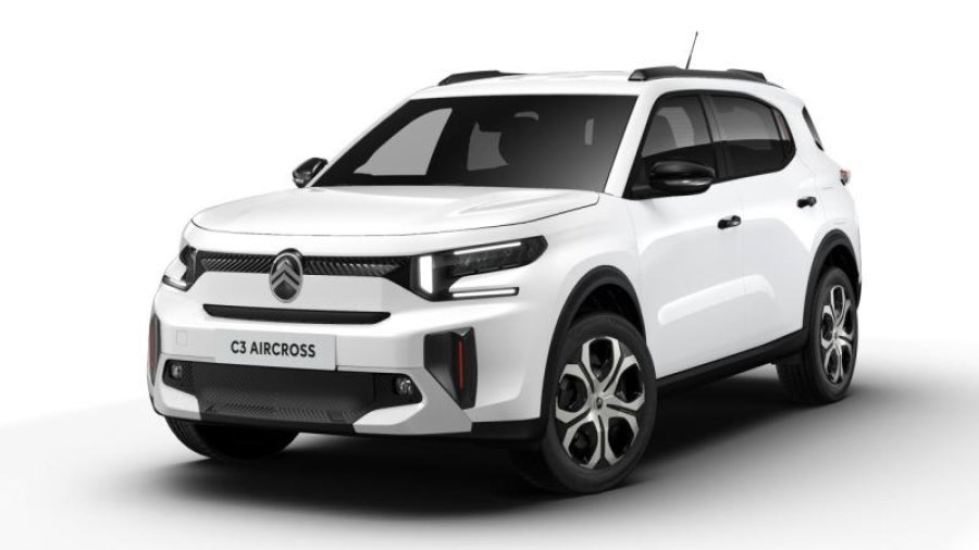 Citroën C3 Aircross, PLUS Turbo 100 MAN6, barva bílá