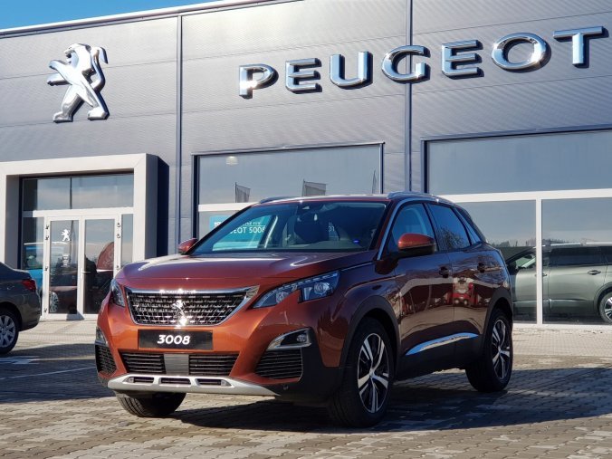 Peugeot 3008, ALLURE 1.2 PureTech 130 S&S EAT8, barva oranžová