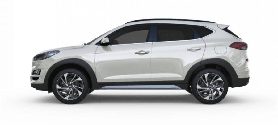 Hyundai Tucson, 1,6 T-GDi 130 kW (95 NAT) 6 st. man 4×4, barva bílá