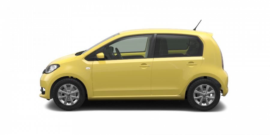 Škoda Citigo, 1,0 MPI 55 kW 5-stup. mech., barva žlutá