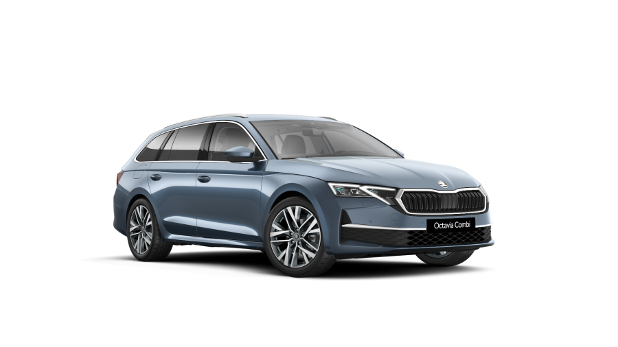 Škoda Octavia, 1,5 TSI Hybrid 110 kW 7° automatická DSG, barva modrá