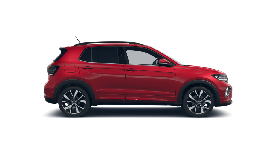 Volkswagen T-Cross, T-Cross R-Line People 1.0 TSI 85 kW 7DSG, barva červená