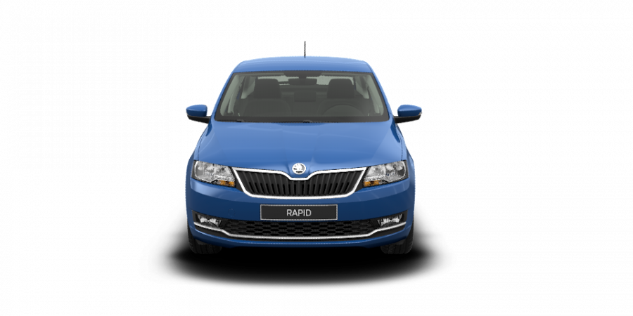 Škoda Rapid, 1,0 TSI 70 kW 5-stup. mech., barva modrá