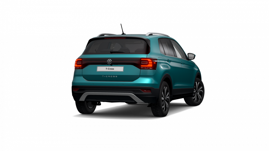 Volkswagen T-Cross, T-Cross Style 1,0 TSI 81 kW 7DSG, barva tyrkysová