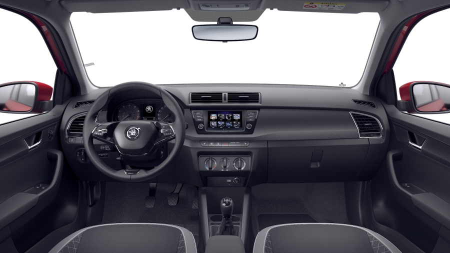 Škoda Fabia, 1,0 TSI 70 kW 5-stup. mech., barva červená