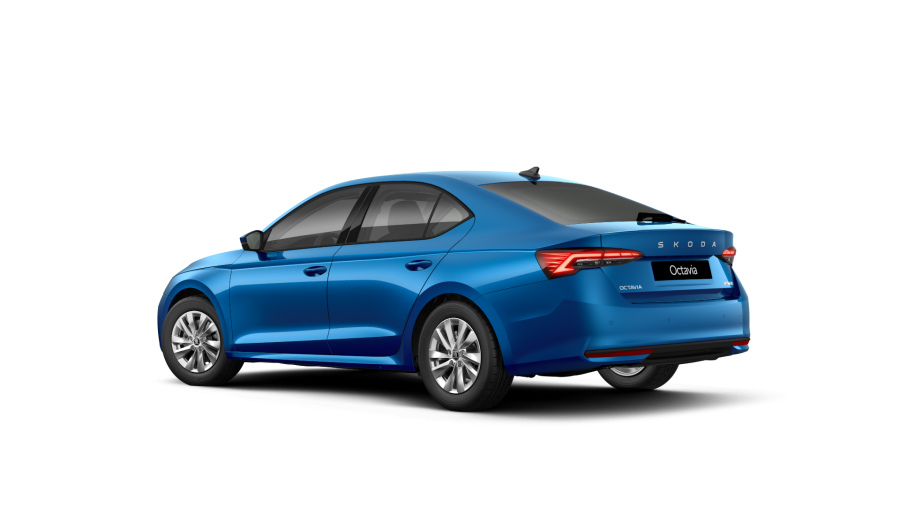 Škoda Octavia, 1,5 TSI m-HEV 85 kW 7° automatická DSG, barva modrá