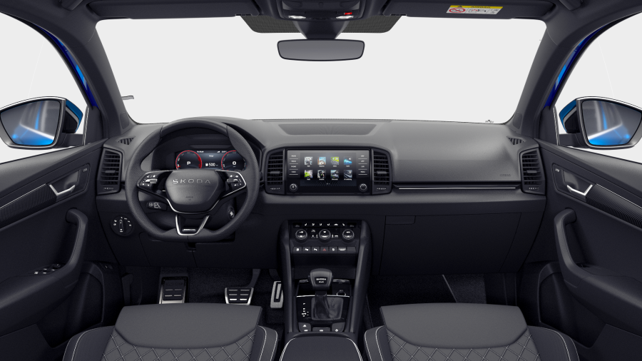 Škoda Karoq, 2,0 TDI 110 kW 7° automatická DSG 4x4, barva modrá