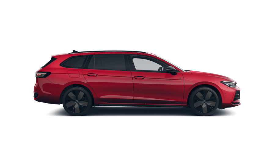 Volkswagen Passat, Passat R-Line 2,0 TDI 110 kW, barva červená