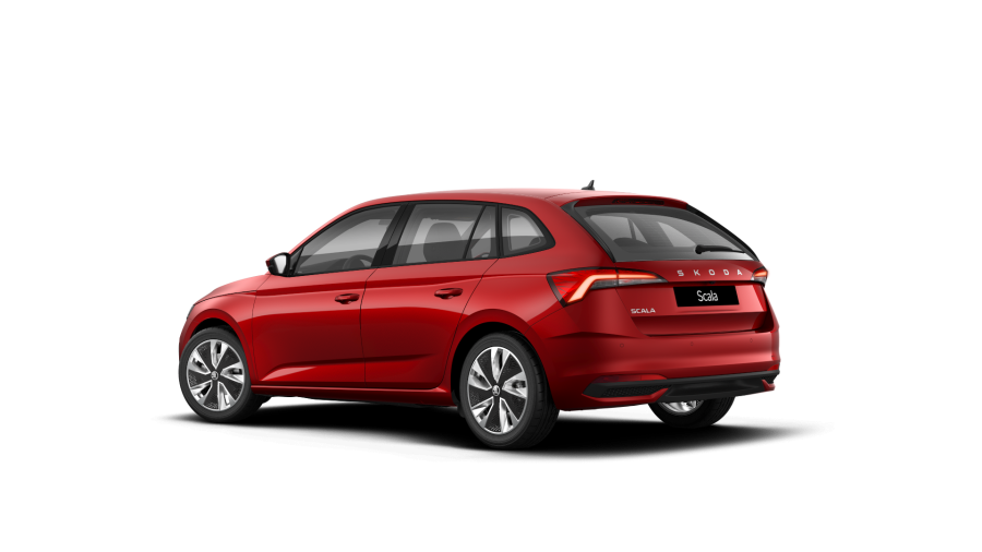 Škoda Scala, 1,0 TSI 85 kW 6° manuální, barva červená