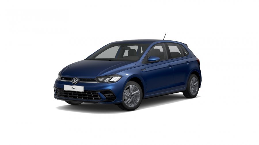 Volkswagen Polo, Polo R-Line 1,0 TSI 5G, barva modrá