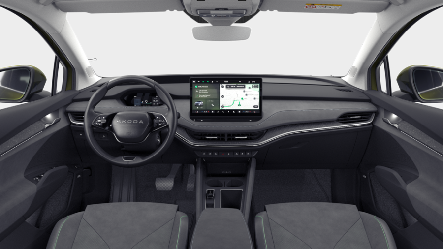 Škoda Enyaq iV, 82 kWh 1° automatická, barva zelená