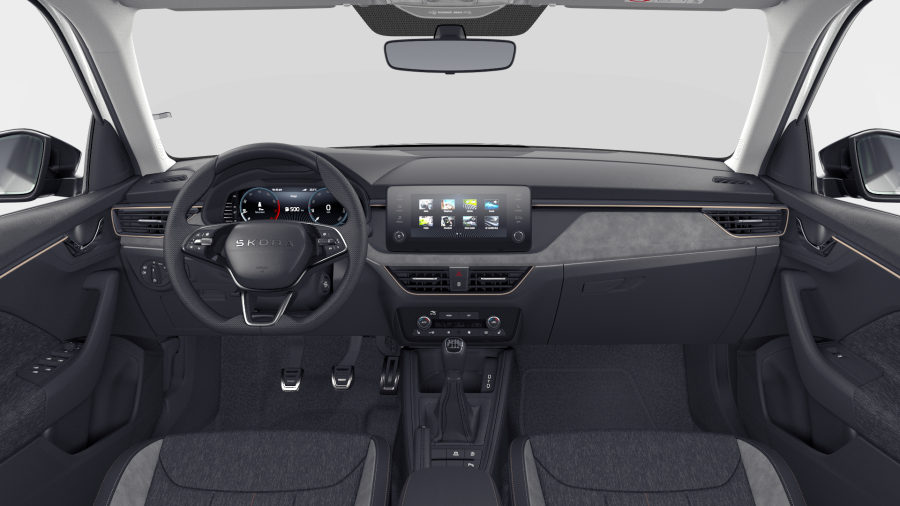 Škoda Kamiq, 1,0 TSI 85 kW 6° manuální, barva bílá