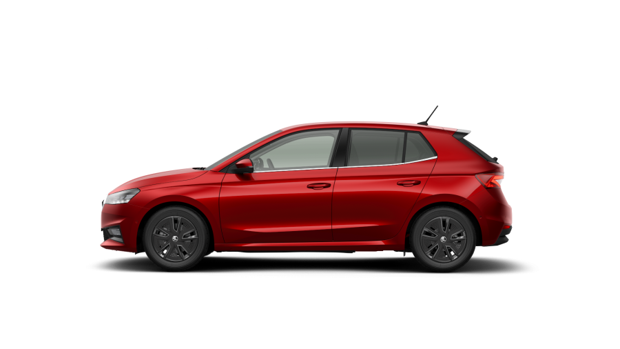 Škoda Fabia, 1,0 TSI 85 kW 6° manuální, barva červená