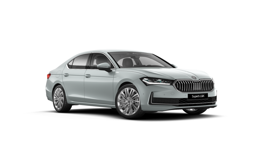 Škoda Superb, 2,0 TDI 142 kW 7° automatická DSG 4x4, barva stříbrná